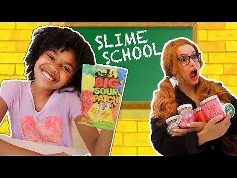 Slime School Students vs SLime Teacher! Candy Sneak in Class - New Toy School