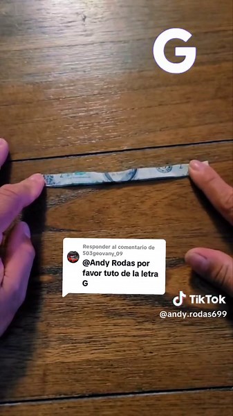 How to Make a Letter G with Money: Step-by-Step Tutorial