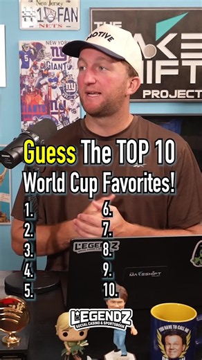 Top 10 World Cup Favorites Guessing Game — Who’s #1?