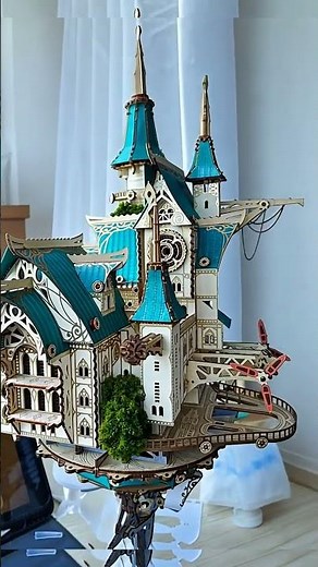 Building the Fantasy Steam Castle – The Most Magical Steampunk Model I’ve Ever Made! 🏰✨
