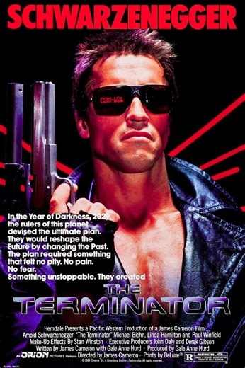 "The Terminator" Disguised as a human, a cyborg assassin known as a...