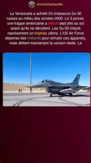 La capture des chasseurs Su-30 par les USA