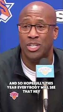 Mike Brown on Knicks who should be All-Stars: "KAT…Jalen no-brainers. "