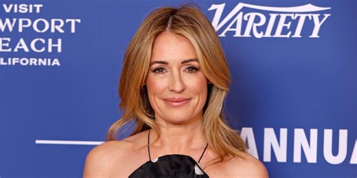 Cat Deeley shares cute throwback beach picture – and recreates it 34 years later