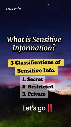 What is Sensitive Information? Classifications Explained