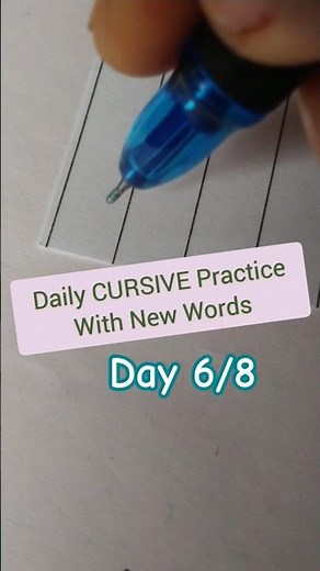 Easy New 7 Letter Words 🔥 #handwriting #youtubeshorts