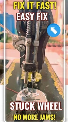 How to Fix a Stuck Sewing Machine Wheel | Easy DIY Repair