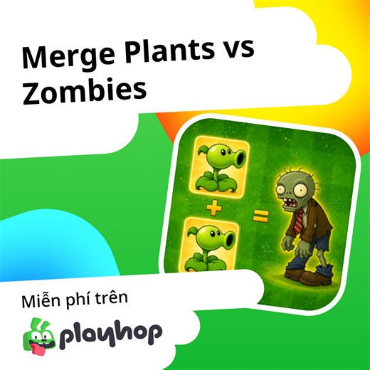 Merge Plants vs Zombies: Chơi trực tuyến miễn phí trên Playhop