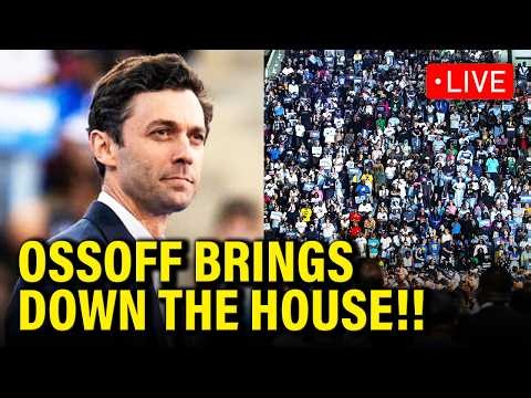 LIVE: Jon Ossoff Holds MAJOR RALLY…in Atlanta!!