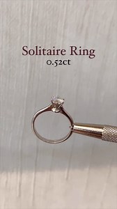 Fiona Diamonds | Discover Lab Grown Diamonds & Shine Responsibly on Instagram: "Introducing the timeless elegance of the classic solitaire ring by @fiona.diamonds 💎Crafted with exquisite precision and attention to detail, this stunning piece of jewelry is the perfect embodiment of simplicity and sophistication. With its pure and understated design, the ring showcases a dazzling 0.52 carat diamond, set in a pristine white gold band that emphasizes the stone’s natural beauty and brilliance.✨ At F