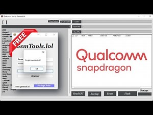 Qualcomm Flash Tool by Rasheed – Free for Qualcomm Devices Flash/Backup/Erase/Read GPT EMMC and UFS