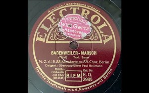 Badenweiler-Marsch with choir（歌唱版）