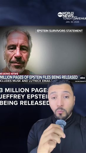 The US Department of Justice is releasing more than three million pages from the Epstein files, including this video of Epstein being questioned in 2010. #jeffreyepstein #USnews #USDOJ