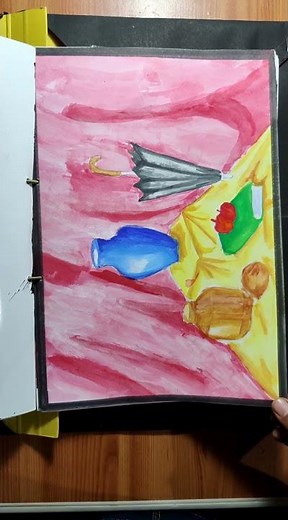 Painting practical file class 12 ,2022 -2023