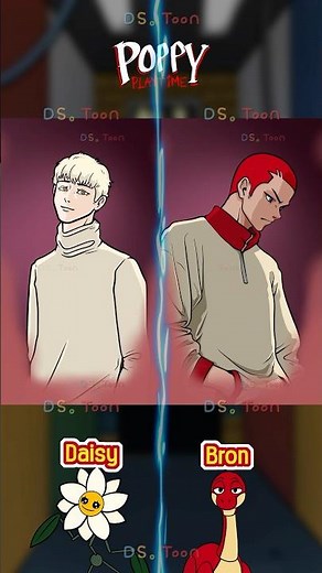 Daisy & Bron Human Version Transformation | Poppy Playtime Chapter 4 Animation