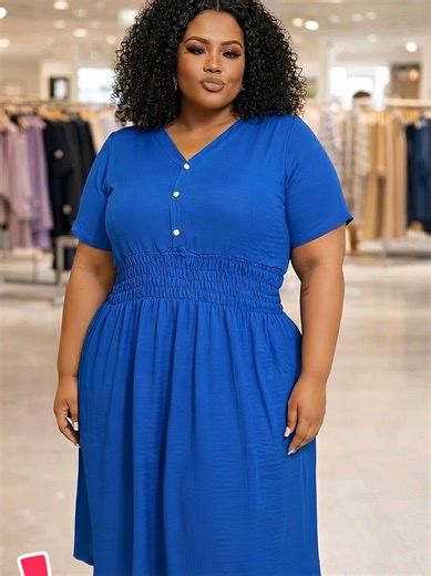 vestido midi de lastex GG plus size #modafeminina #confortoreal #modaplussize #moda #vestidomidi