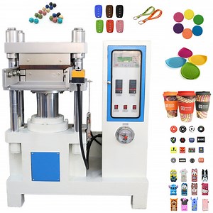 [Hot Item] Silicone Label Logo Trademark Tag Rubber Patch Making Machine