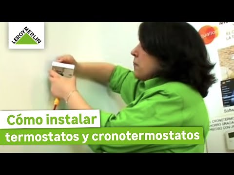Cómo instalar termostatos y cronotermostatos paso a paso | LEROY MERLIN