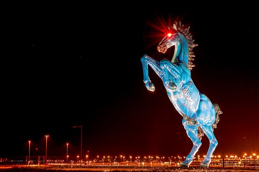 The Weird-but-True Story Behind Denver Airport’s Scary Horse Statue
