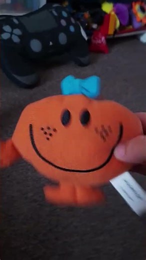little miss fun is making funny noises at a party