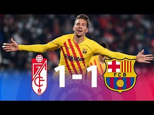 Granada vs Barcelona [1-1], La Liga 2022 - Match Review
