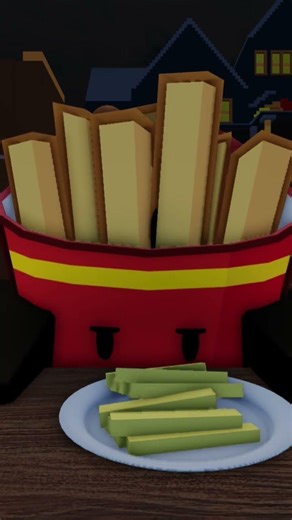 Crispy Fries Vlog #roblox #rblx #popular #memes #funny #robloxedit #fries #vlog