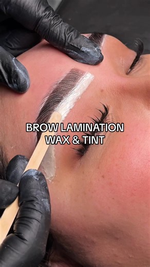 Brow Lamination Wax and Tint Tutorial in Vancouver