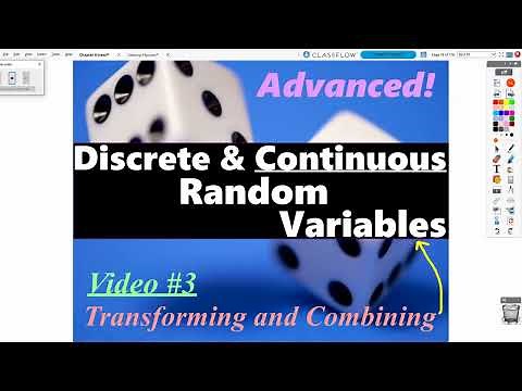 AP Statistics: Chapter 6, Video #3 - Transforming & Combining Random Variables (advanced)