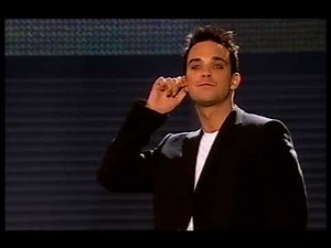 Robbie Williams - Rock DJ - The Brit Awards 2001 ITV - Monday 26 February 2001