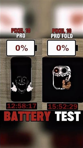 💀Pixel 10 PRO VS PIXEL 10 PRO FOLD BATTERY TEST!💀