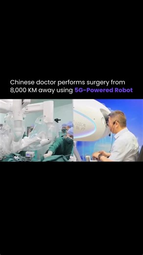 Doctor Operates From 8,000 KM Away 🤯 | Surgery Powered by 5G Robots.