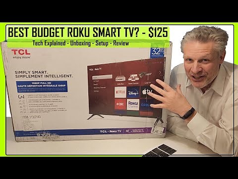 BEST BUDGET ROKU TV! TCL 3 Series 32S357 1080P Review Setup & TV Tech Explainer
