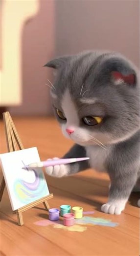 The Kitten Who Found Healing Colors | Emotional Pixar-Like Self-Healing Short for USA Kids