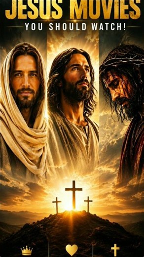 Top 3 Jesus Movies You Should Watch ✝️ #jesus #love #bible