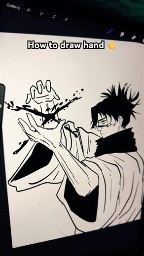 How to draw hand