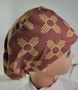 NM Zia Scrub Cap: Organic Cotton Euro Style OR Hat, Cancer Cap - Etsy Australia
