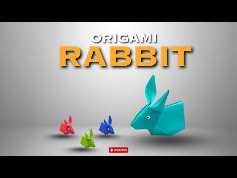World’s Easiest Origami Bunny 🐇 DIY Rabbit Anyone Can Make! (Fun & Educational)