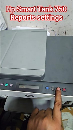 Hp Smart Tank 750 Reports settings#hp #services #printersupportsoftware