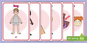 Parts of the Body Display Posters