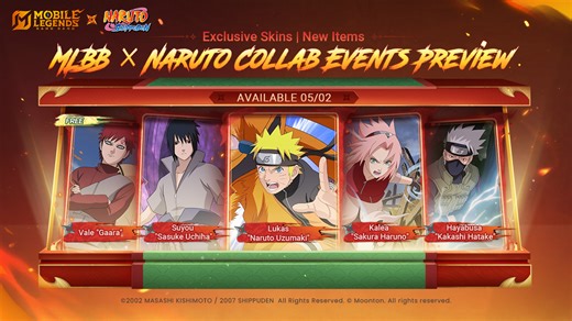 154K views · 3.2K reactions | The MLBB x NARUTO collaboration is...
