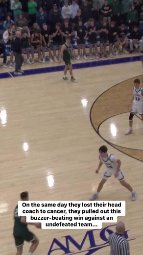 12K views · 66 reactions | Landon Pokorski pulled out this buzzer beater, earning a meaningful win for Gretna HS (NE). Their coach had lost his battle to cancer earlier that same day. We are thinking of the entire Gretna community.#basketball #highschoolbasketball | Hudl | Facebook