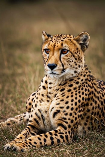 Watch this majestic cheetah sitting calmly in its territory but built for explosive power.#BigCats.