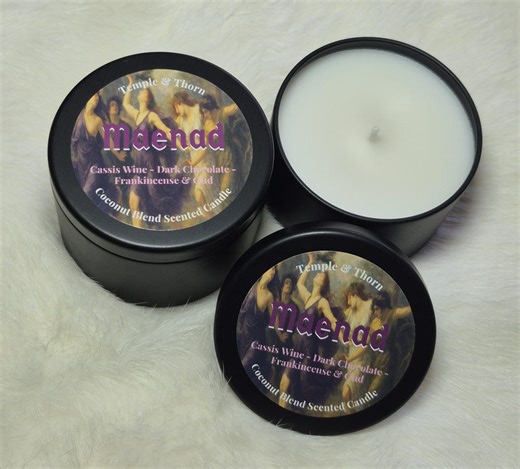 Dionysus Altar Candle - Cassis Wine, Chocolate, Frankincense | Offering, Intention, and Manifestation | 4 Oz - Etsy