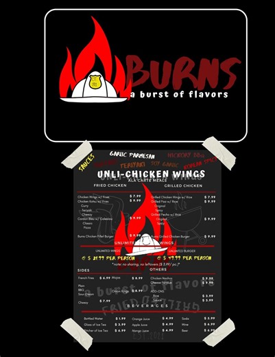 Restaurant Branding Bundle | Custom Logo & Printable Menu Templates | Canva Editable - Etsy