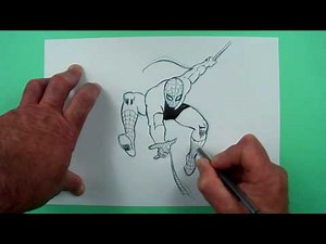 Wie zeichnet man Spiderman ? Zeichnen für Kinder