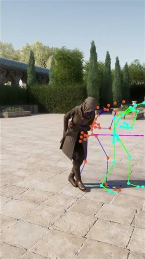 MotionBricks - UE5 realtime animation #animation #ue5 #unrealengine #locomotion