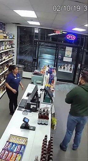 Wild Deer Smashes Through Store Window — Chaos Inside