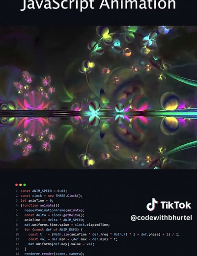 Orbs Animation Using JavaScript