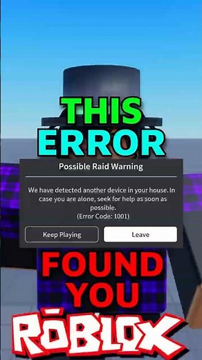 This Roblox Error Found You💀
