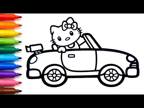 Easy drawing tutorial 🎨 hello kitty Easy drawing tutorial